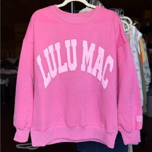 Lulu Mac Bright Pink Sweatshirt